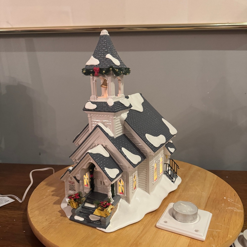 Department 56 Silent Night Church Snow Village Dept 56 Musical Lighted in Box